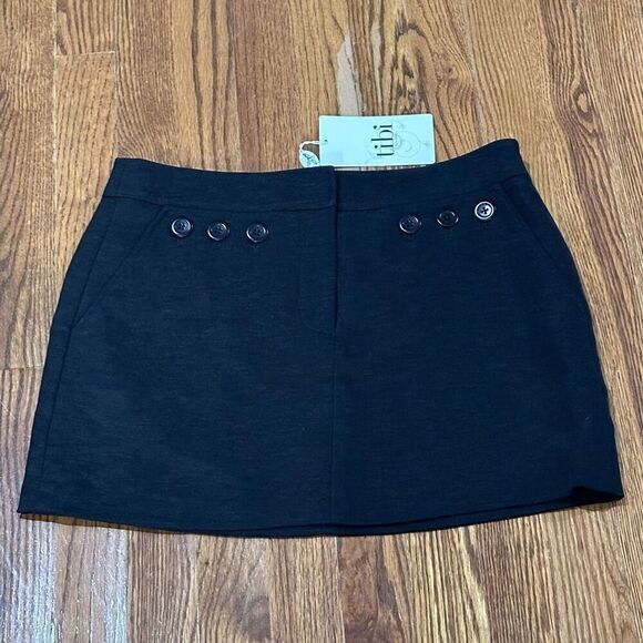 Tibi Black Sailor Mini Skirt - Picture 1 of 7